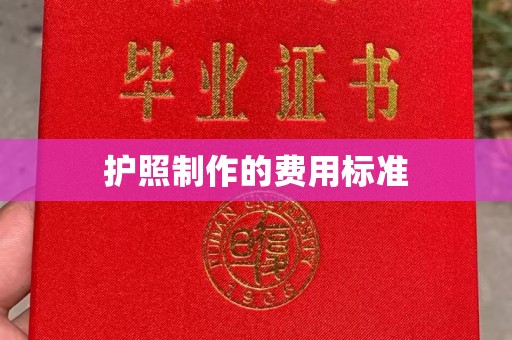 蔚县护照制作的费用标准